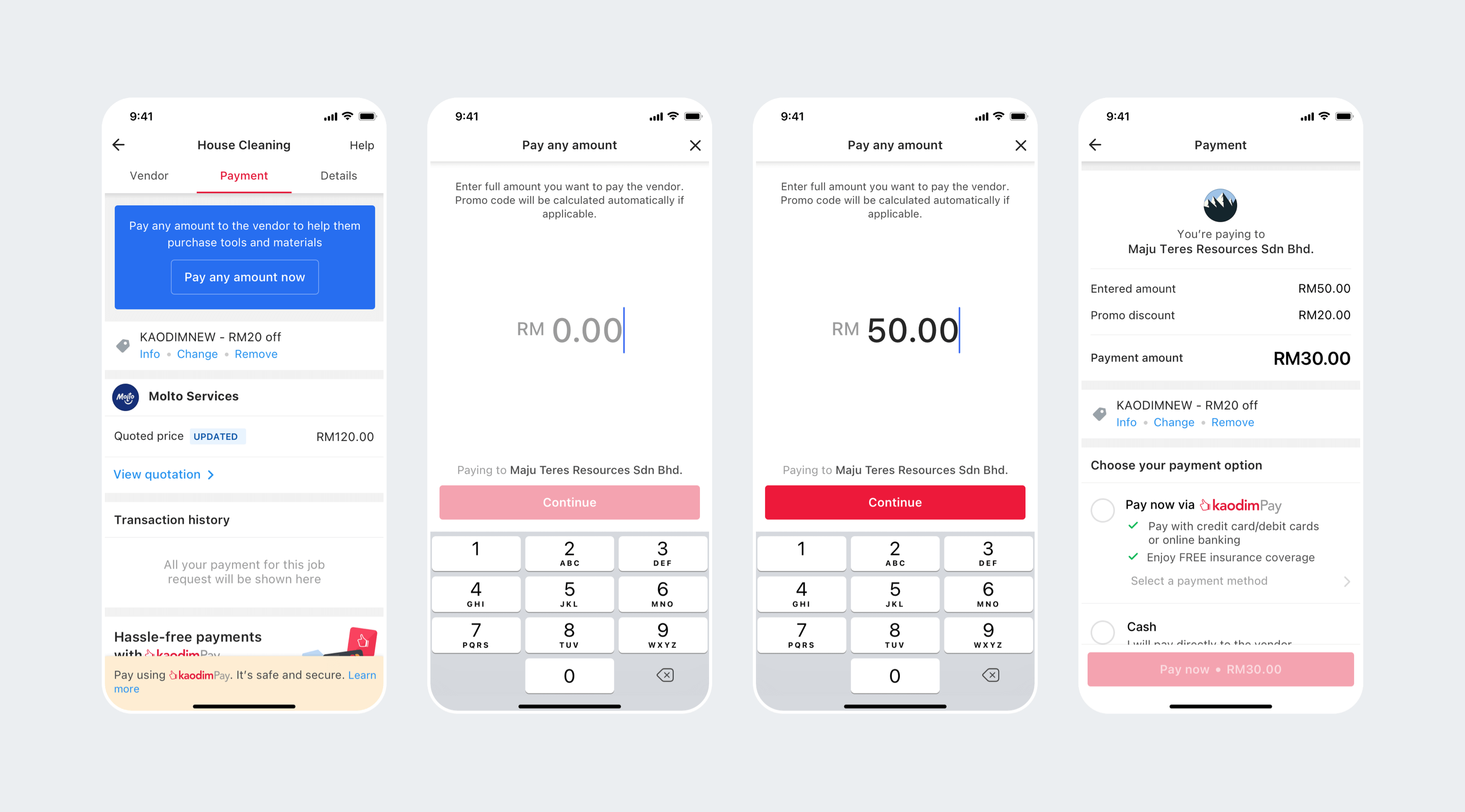Photo of before vs after payment calculator