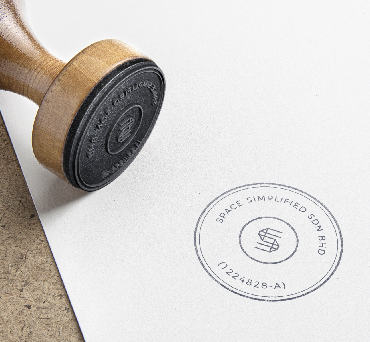 Photo of company stamp